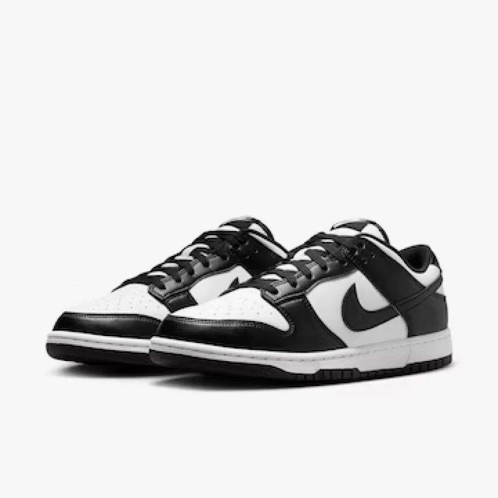 NIKE DUNK LOW BLACK WHITE - Image 3